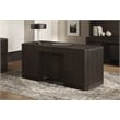 Pemberly Row Set of 3 Fully Assembled Office Desk & Filing Cabinet & Bookcase