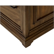 Pemberly Row Set of 3 Office Desk with Power Center & Filing Cabinet & Bookcase