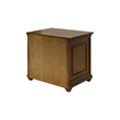 Pemberly Row Set of 3 Office Desk with Power Center & Filing Cabinet & Bookcase