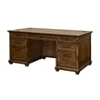 Pemberly Row Set of 3 Fully Assembled Executive Desk & Filing Cabinet & Bookcase