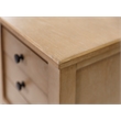 Pemberly Row Set of 2 Fully Assembled Wood Brown Desk & Lateral Filing Cabinet