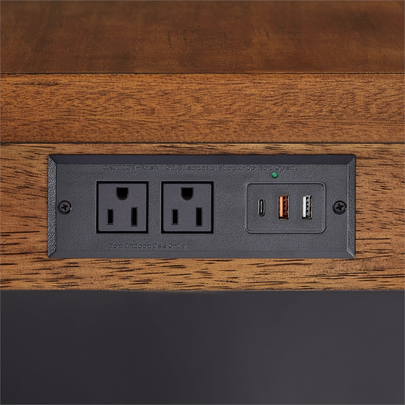 Pemberly Row Set of 3 Writing Office Table & Filing Cabinet & Bookcase