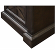Pemberly Row Set of 3 Fully Assembled Executive Desk & Filing Cabinet & Bookcase
