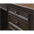 Pemberly Row Set of 3 Fully Assembled Executive Desk & Filing Cabinet & Bookcase
