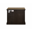 Pemberly Row Set of 3 Fully Assembled Executive Desk & Filing Cabinet & Bookcase