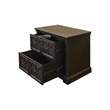 Pemberly Row Set of 3 Fully Assembled Executive Desk & Filing Cabinet & Bookcase