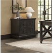 Pemberly Row Set of 3 Fully Assembled Executive Desk & Filing Cabinet & Bookcase