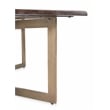 Pemberly Row Set of 7 Solid Mango Wood and Iron Dining Table & Chairs