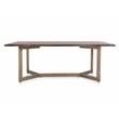 Pemberly Row Set of 7 Solid Mango Wood and Iron Dining Table & Chairs