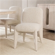 Pemberly Row Set of 7 Fabric Dining Chairs & 89