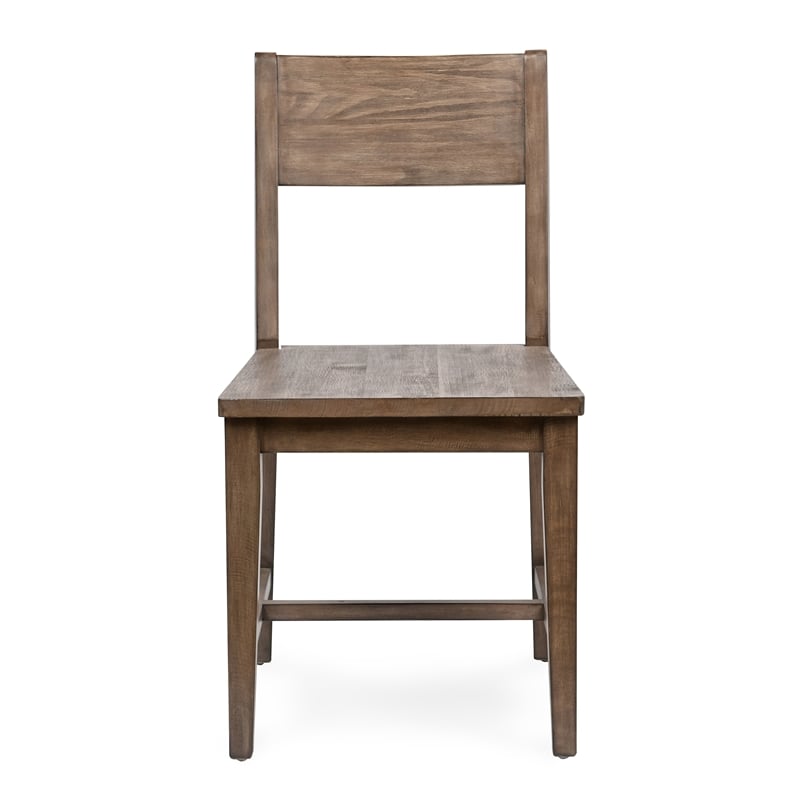 Pemberly Row Set of 7 Solid Wood Dining Chairs 84