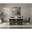 Pemberly Row Set of 5 Fabric Upholstered Dining Chairs & 94