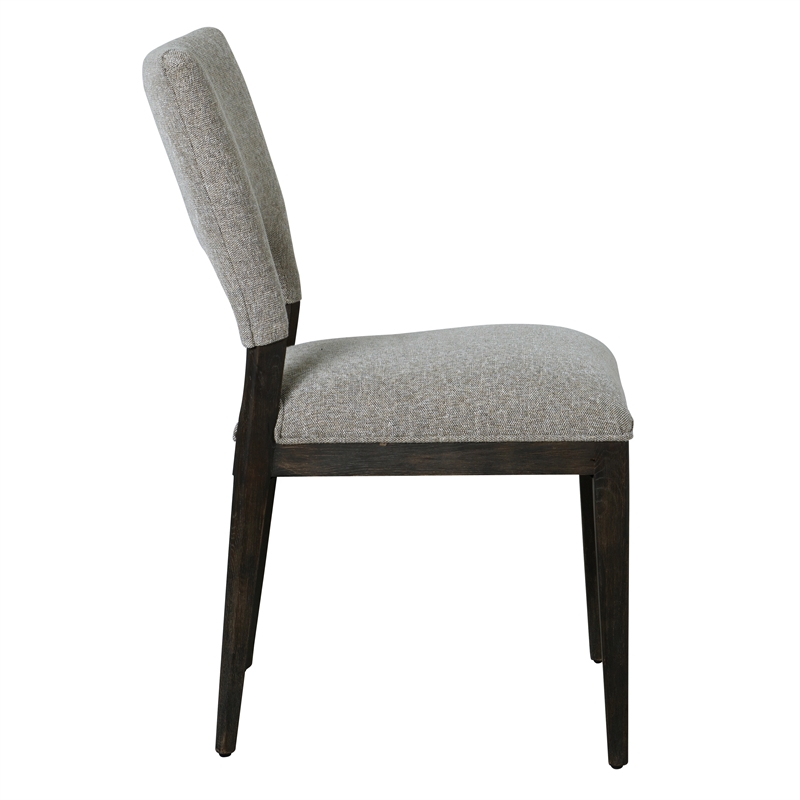 Pemberly Row Set of 5 Fabric Upholstered Dining Chairs & 94
