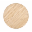 Pemberly Row Set of 5 Wood Round Dining Table & Upholstered Chairs