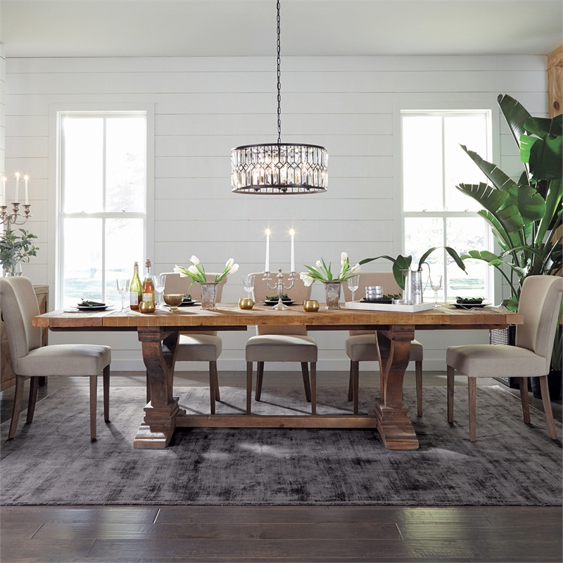 Pemberly Row Set of 7 Dining Chairs & 110