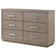 Pemberly Row Set of 4 Eastern King Panel Platform Bed & Dresser & Nightstands