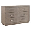 Pemberly Row Set of 4 Eastern King Panel Platform Bed & Dresser & Nightstands