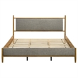 Pemberly Row Set of 4 Eastern King Panel Platform Bed & Dresser & Nightstands