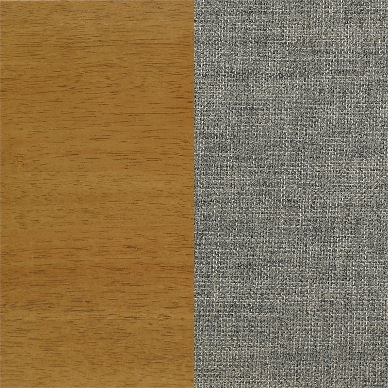 Pemberly Row Set of 4 Twin Panel Platform Bed & Dresser w/ Mirror & Nightstands