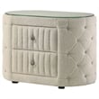 Pemberly Row Set of 4 Queen Panel Platform Bed & Dresser w/ Mirror & Nightstands
