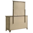Pemberly Row Set of 4 Queen Panel Platform Bed & Dresser w/ Mirror & Nightstands