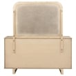 Pemberly Row Set of 4 Queen Platform Bed & Dresser with Mirror & Nightstands