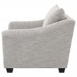 Pemberly Row Set of 2 Boucle Upholstered Chairs in Light Grey