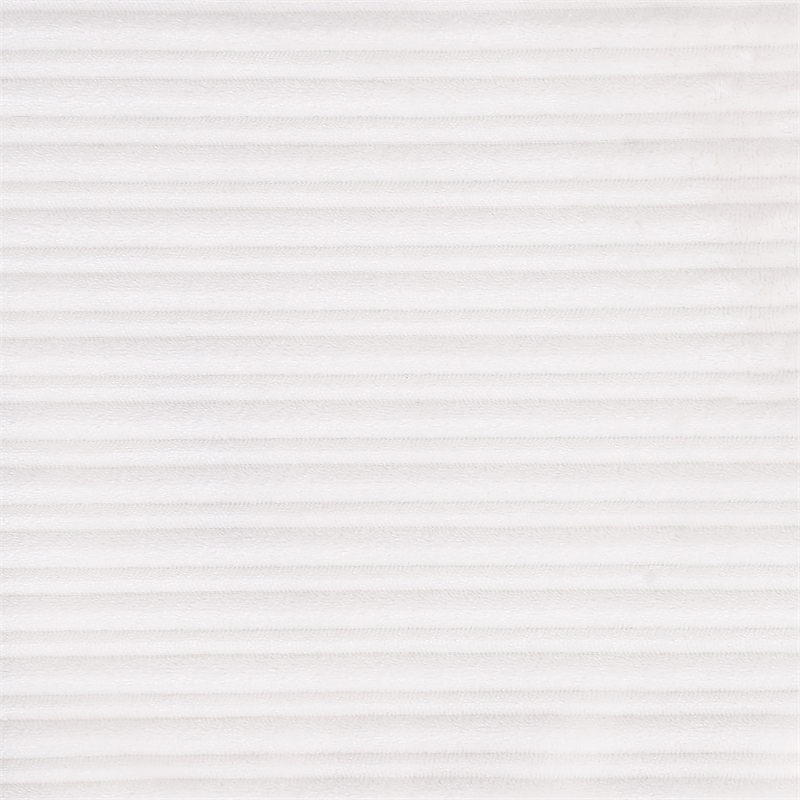 Pemberly Row Set of 2 Upholstered Curved Armless Accent Chairs in Ivory