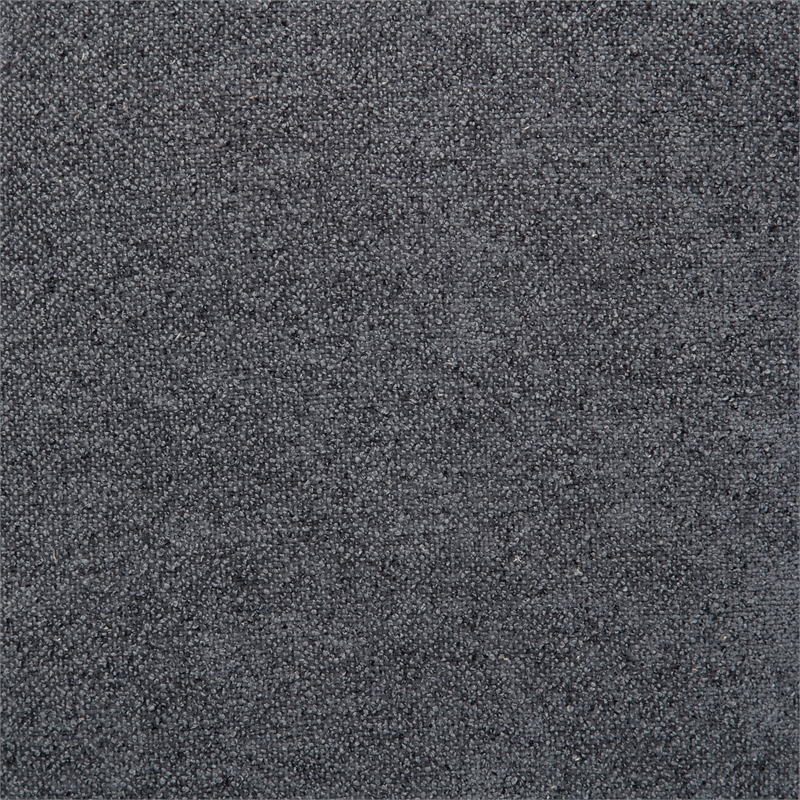 Pemberly Row Set of 2 Upholstered Track Arm Accent Chairs in Charcoal Grey