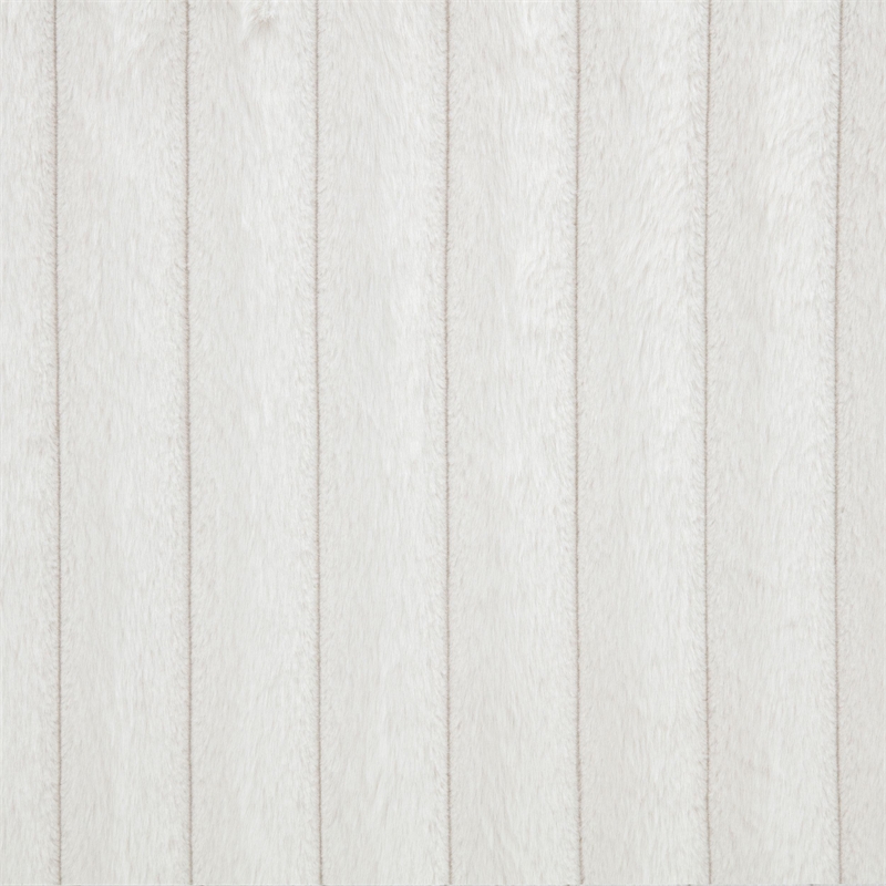 Pemberly Row Set of 2 Corduroy Fabric Swivel Accent Arm Chairs in Ivory