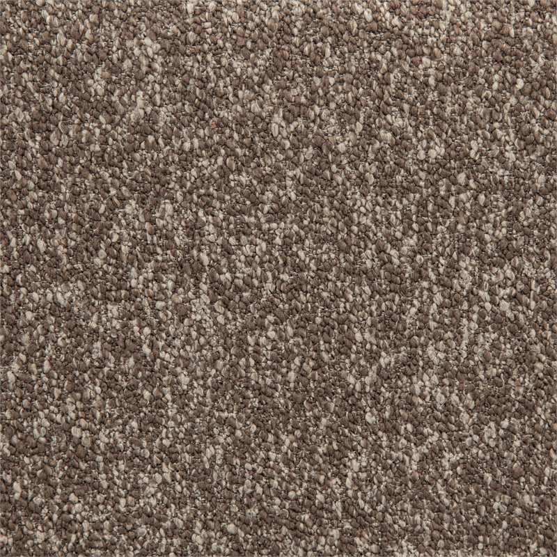 Pemberly Row Set of 2 Fabric Swivel Accent Chairs in Rocky Road Brown