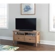 Pemberly Row 3-Piece Wood Living Room Furniture Set in Driftwood Brown