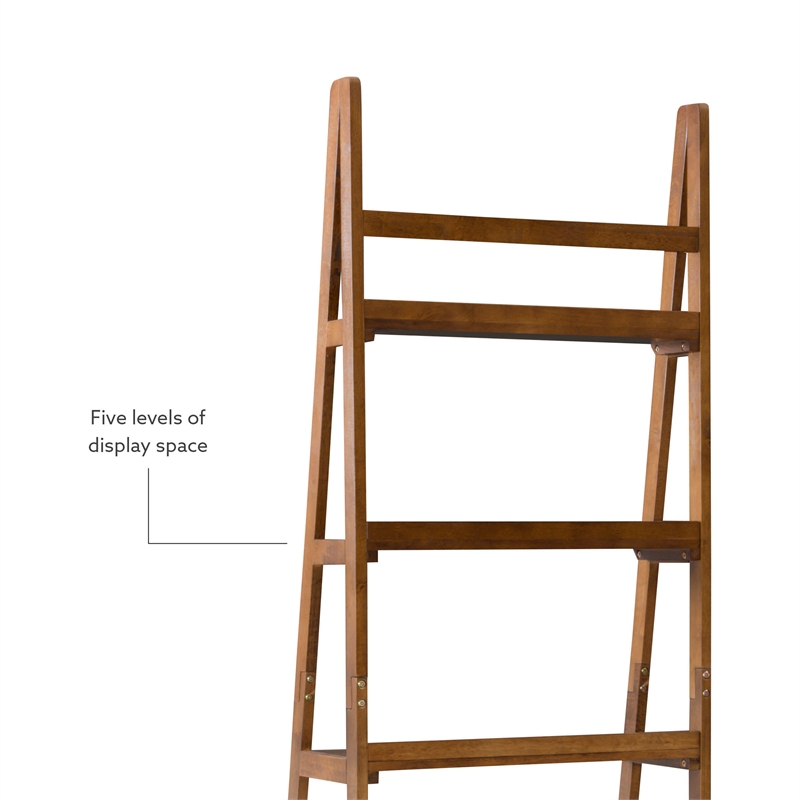 Pemberly Row 3-Piece Wood Living Room Furniture Set in Walnut Brown