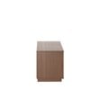 Pemberly Row Set of 3 Brown Wood Bookcases with 1-Drawer & Media Storage Console
