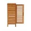 Pemberly Row 3-Piece Bamboo Bathroom Storage & Organization Set in Natural Brown