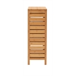 Pemberly Row 3-Piece Bamboo Bathroom Storage & Organization Set in Natural Brown