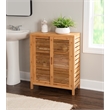 Pemberly Row 3-Piece Bamboo Bathroom Storage & Organization Set in Natural Brown