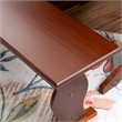 Pemberly Row 4-Piece Corner Walnut Dining Nook with Cushion Set in Black