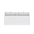 Pemberly Row Set of 3 6-Drawer Dresser & 2-Drawer Nightstands in Glossy White