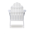 Pemberly Row 4-Piece Adirondack Acacia Wood Outdoor Seating & Table Set in White