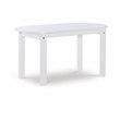 Pemberly Row 4-Piece Adirondack Acacia Wood Outdoor Seating & Table Set in White