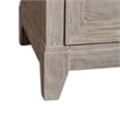 Pemberly Row Set of 3 King Upholstered Bed & Nightstands in Washed Taupe