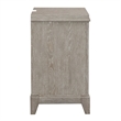 Pemberly Row Set of 3 Queen Panel Bed & Nightstands in Washed Taupe