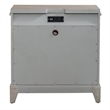 Pemberly Row Set of 3 Queen Panel Bed & Nightstands in Washed Taupe