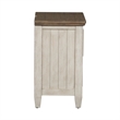 Pemberly Row Set of 4 Queen Panel Bed & Dresser & Nightstands in White