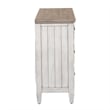 Pemberly Row Set of 4 Queen Panel Bed & Dresser & Nightstands in White