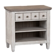 Pemberly Row Set of 4 Queen Panel Bed & Dresser & Nightstands in White