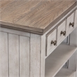 Pemberly Row Set of 3 White King Panel Bed & Nightstands with Charging Station