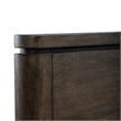 Pemberly Row Set of 4 King Panel Bed & Dresser & Nightstands in Brown