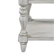 Pemberly Row Set of 4 Farmhouse White Queen Poster Bed & Dresser & Nightstands